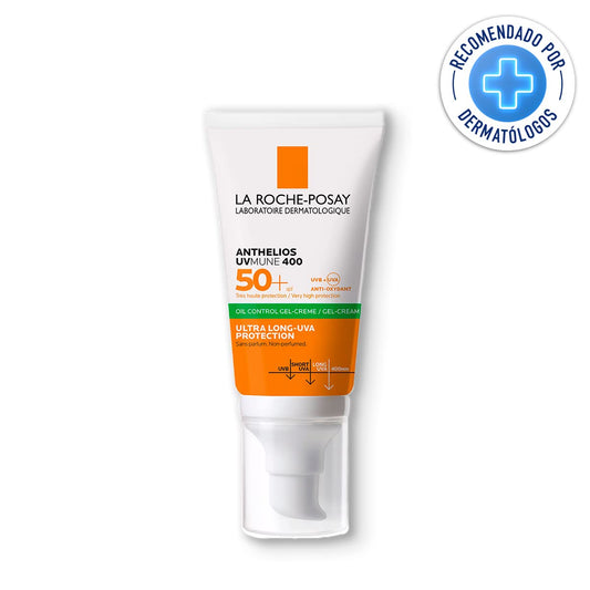 La Roche-Posay ANTHELIOS XL, Gel-Crema Toque Seco anti Brillo, SPF 50+, 50 Ml