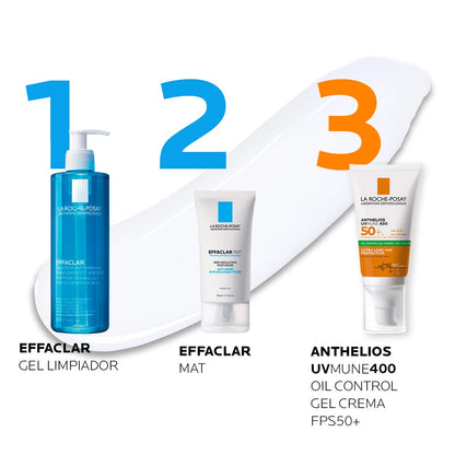 La Roche-Posay ANTHELIOS XL, Gel-Crema Toque Seco anti Brillo, SPF 50+, 50 Ml